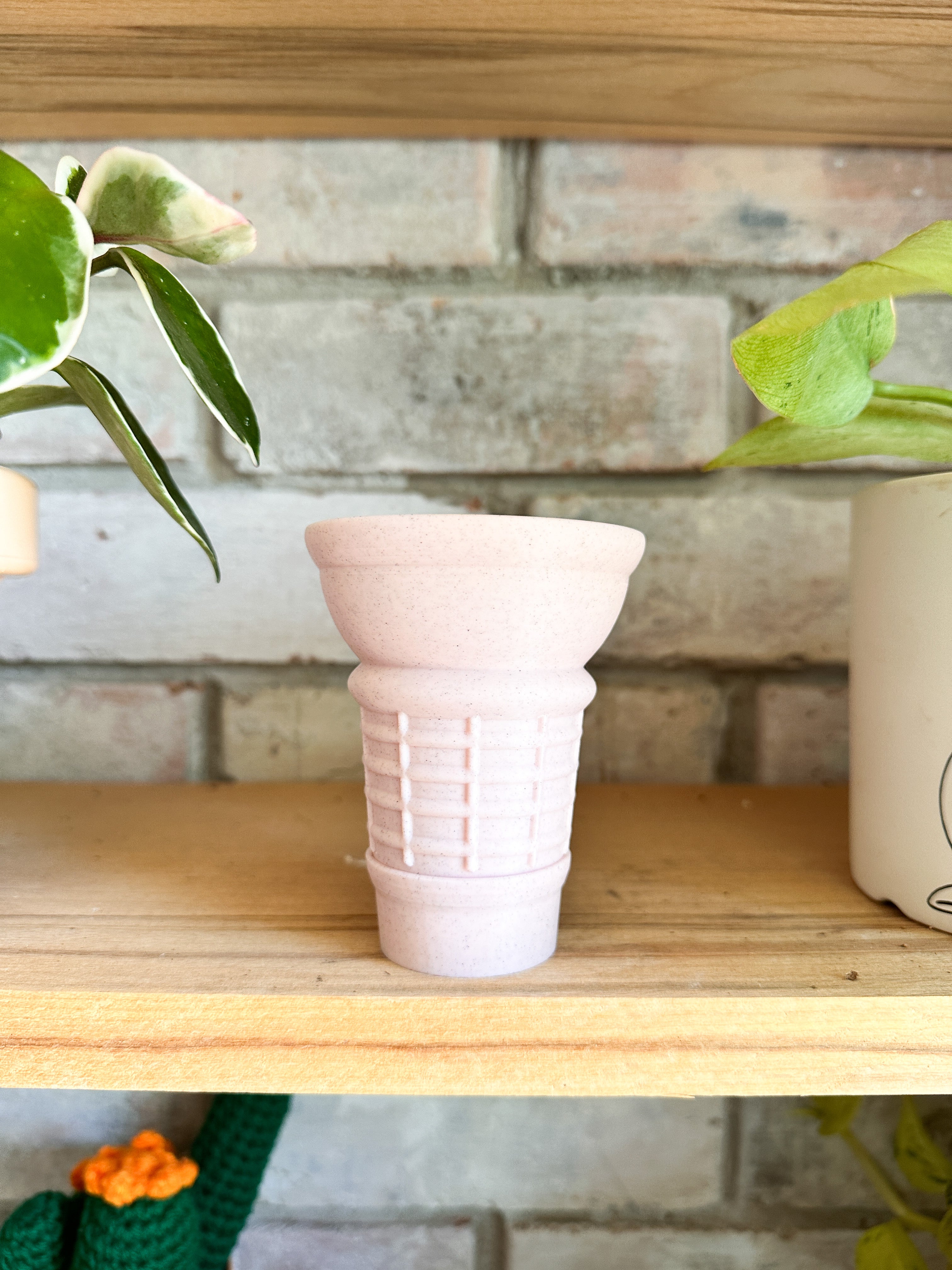 ice cream cone planter pot Ice Cream Cone 3D Printed Pot – The Happy Plant Co