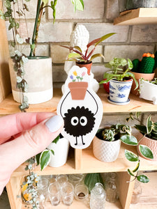 Soot Sprites with Tulips Sticker