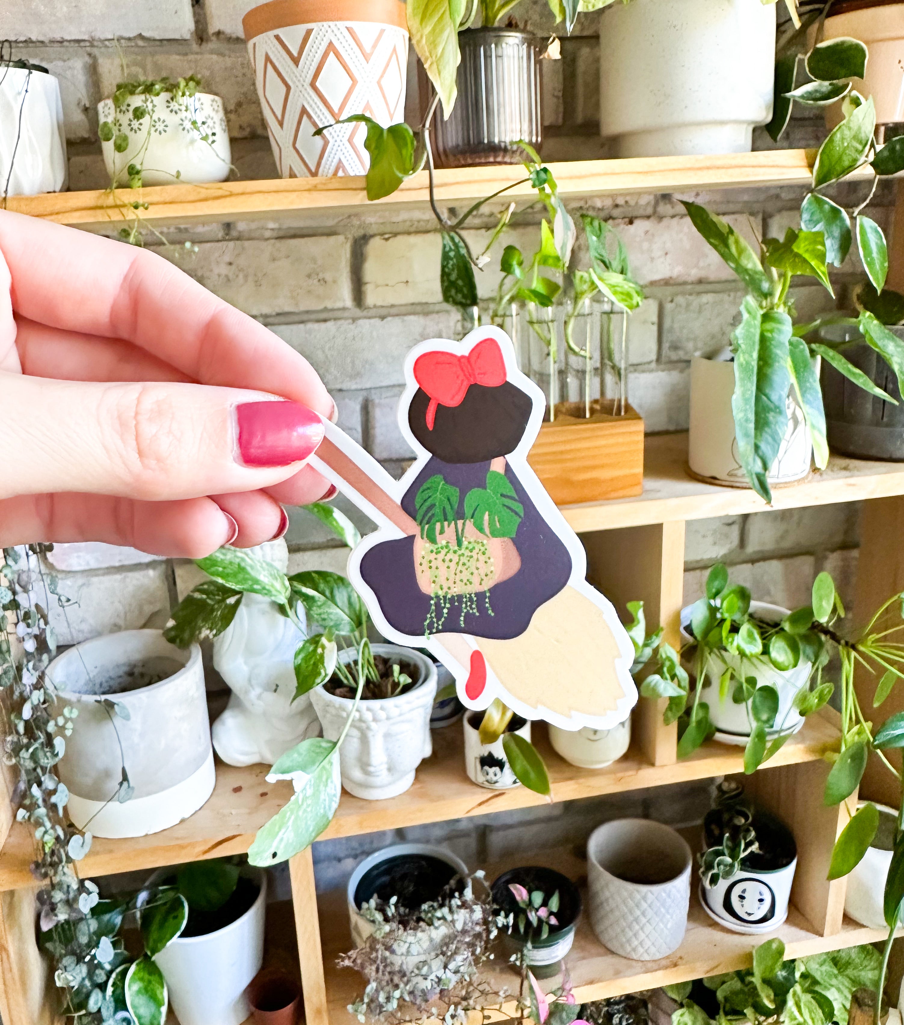 Kiki Delivering Plants Sticker